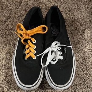 Womens size 6 black and white vans